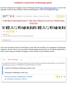 Feedbacks geben